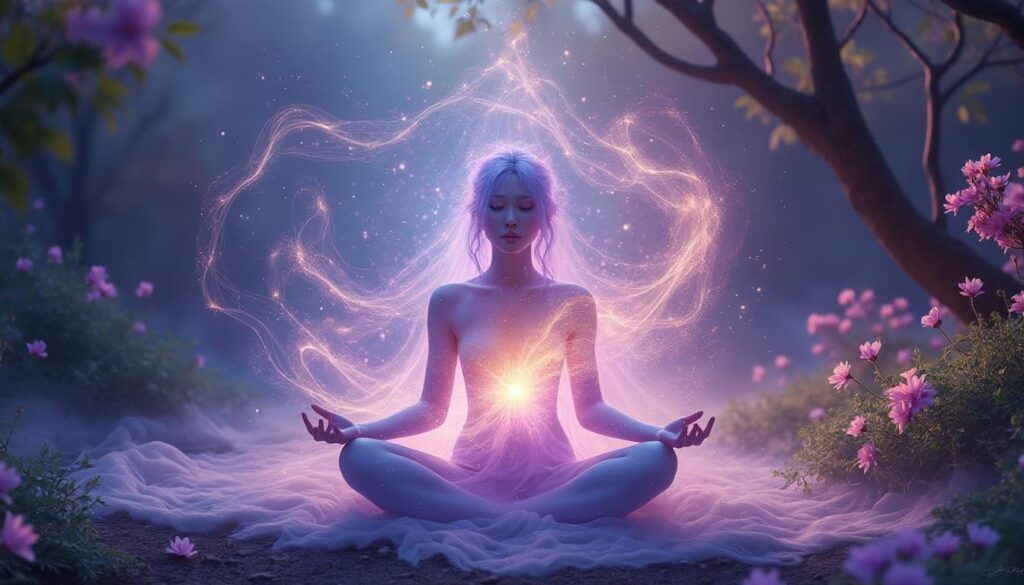 découvrez comment canaliser l'énergie spirituelle et la force vitale universelle pour favoriser la guérison et le bien-être intérieur.